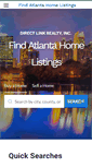 Mobile Screenshot of findatlantahomelistings.com